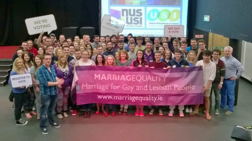 Youth vote critical to equal marriage referendum, say Student Leaders